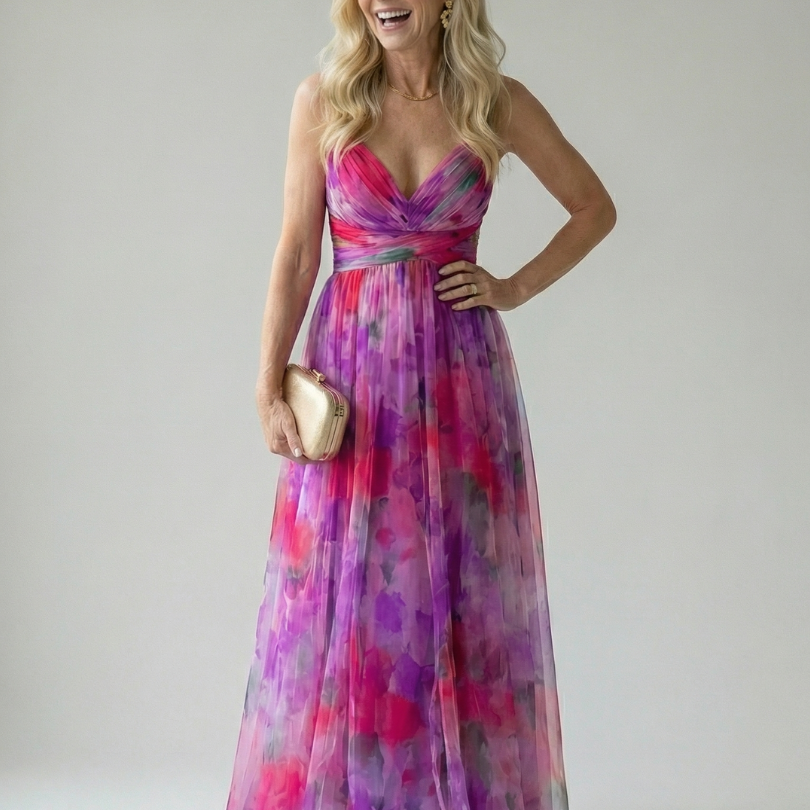 Isel | Mīksta Wrap Maxi Kleita