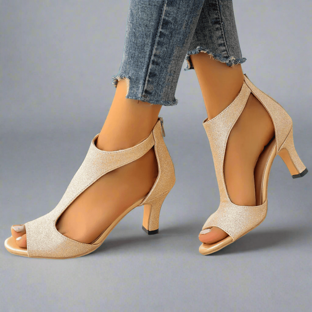 Heidrun | Elegantsas un ērtas sandales ar papēdi