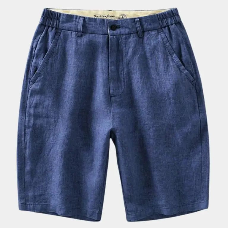 Felix™ | Lino zilie šorti Horizont