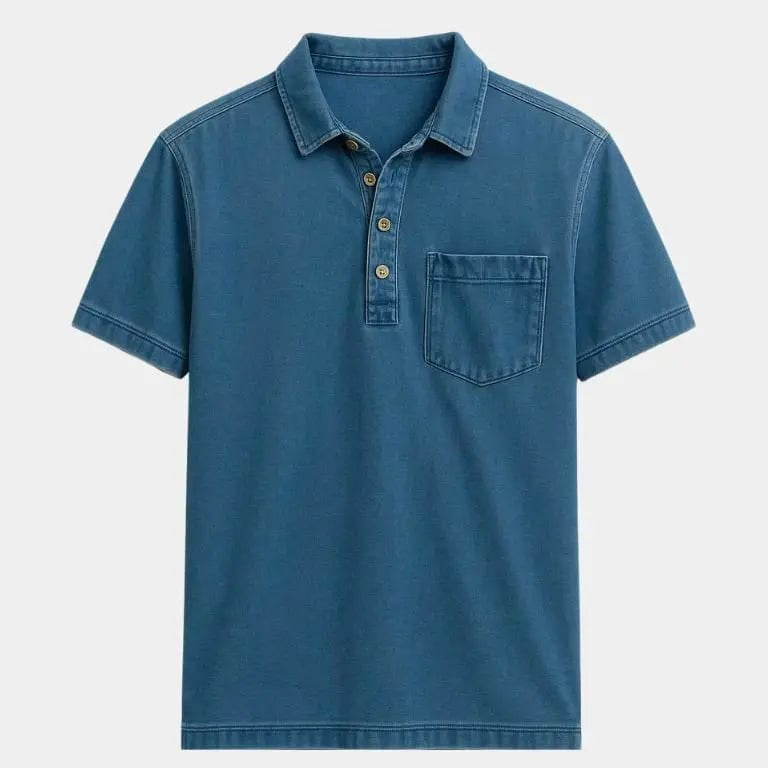 Lauge™ | Betlehemes zilā polo krekls