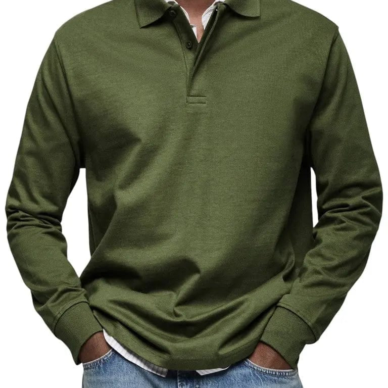 MOHR® | Grezns polo krekls ar garām piedurknēm