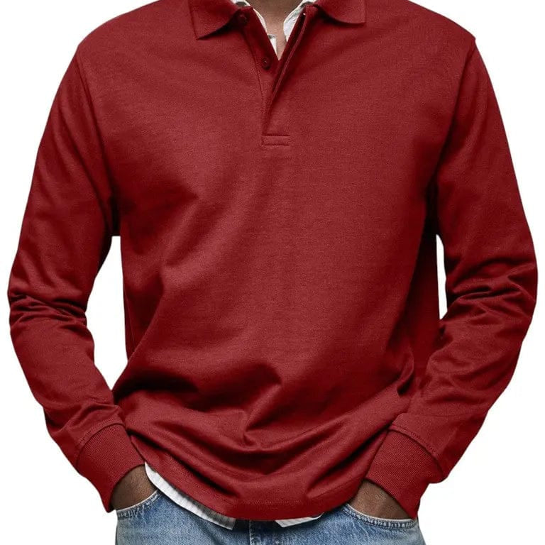 MOHR® | Grezns polo krekls ar garām piedurknēm