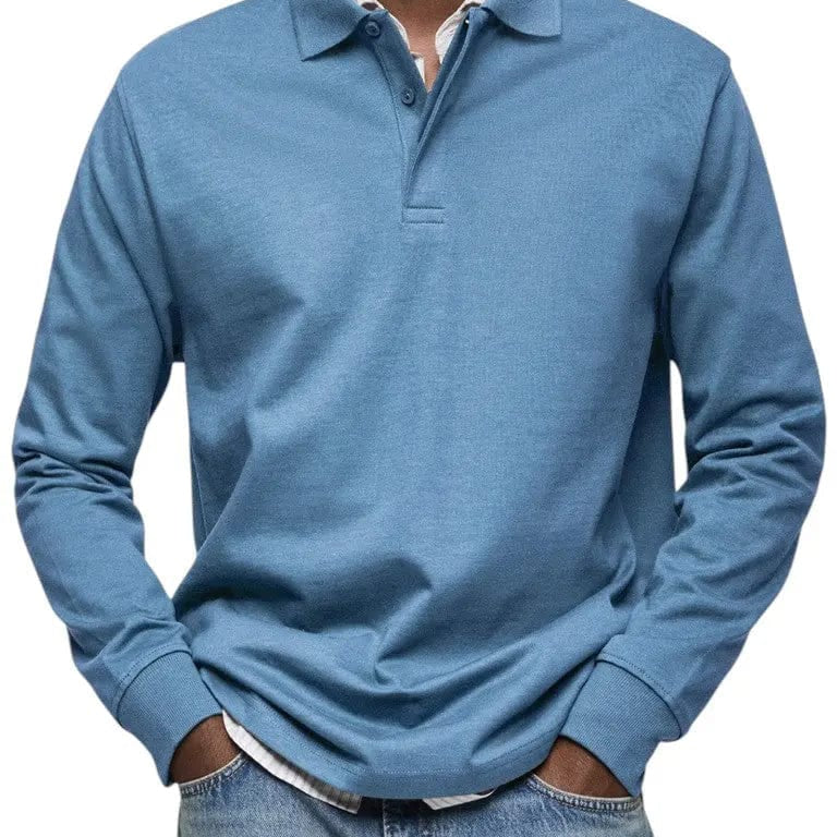 MOHR® | Grezns polo krekls ar garām piedurknēm