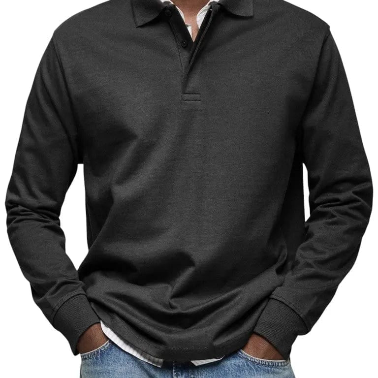 MOHR® | Grezns polo krekls ar garām piedurknēm