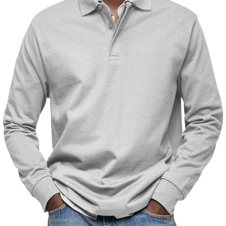 MOHR® | Grezns polo krekls ar garām piedurknēm