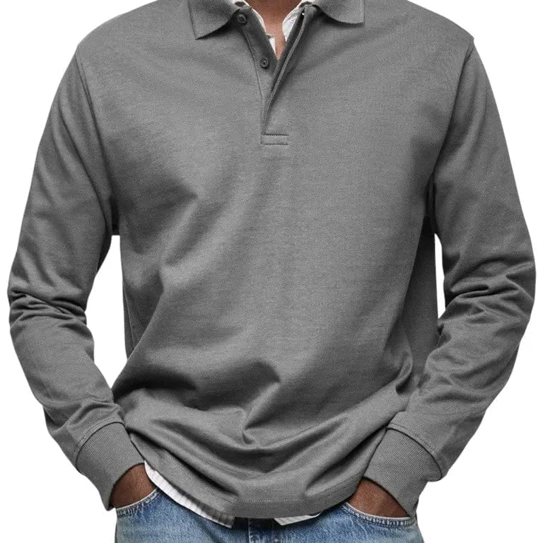 MOHR® | Grezns polo krekls ar garām piedurknēm