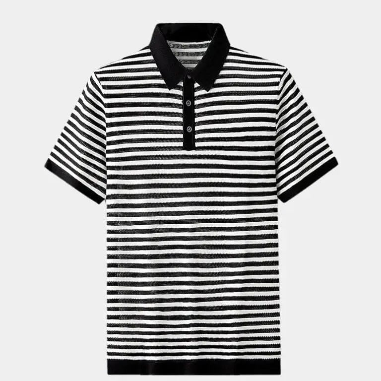 Malthe™ | Klasisks svītrains polo krekls