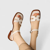 Vera - Eleganta Flache Sandalen