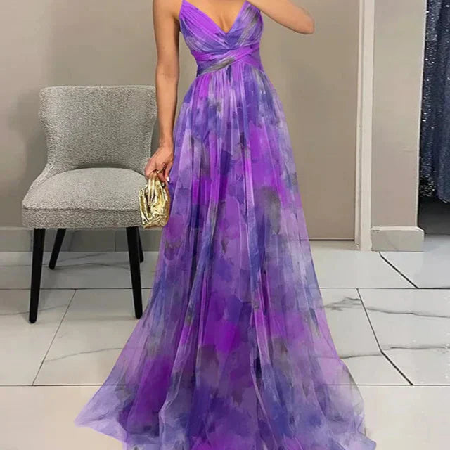Madeline | Ziedains Garā Kleita, Kas Izstaro Eleganci Bez Pūlēm