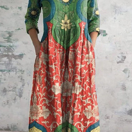 Vintessa | Romantiska vintage kleita katram solim
